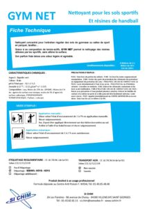 Produit Sa Chim – Fiche Technique - GYM NET