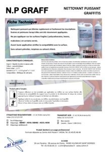 Produit Sa Chim – Fiche Technique - N.P GRAFF