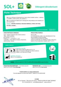 Produit Sa Chim – Fiche Technique - SOL+ SANS PICTO