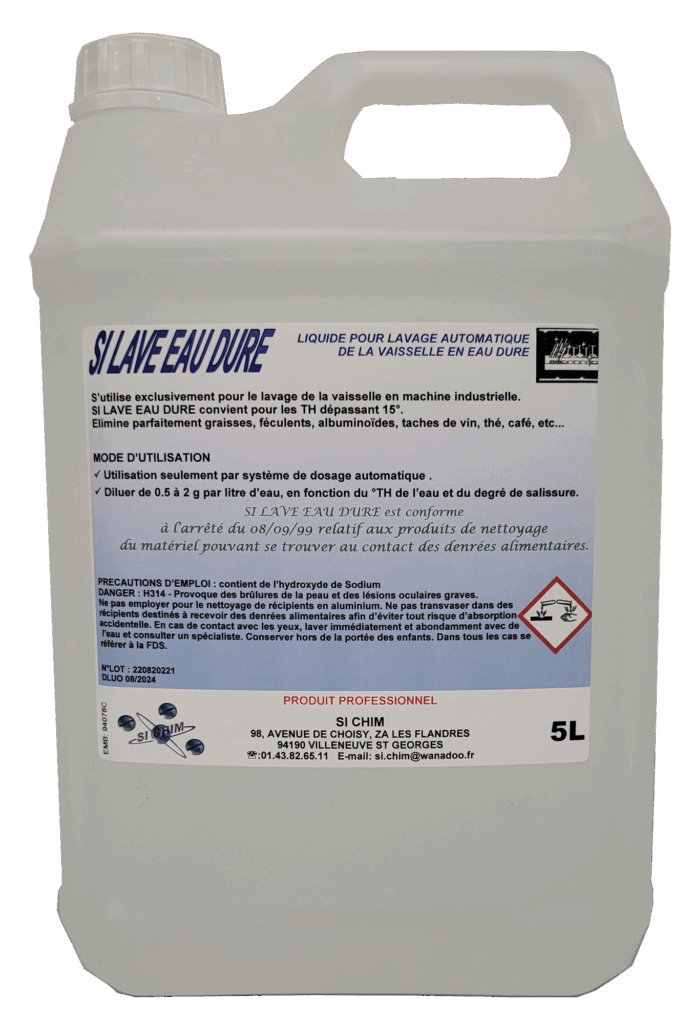 SI LAVE EAU DURE